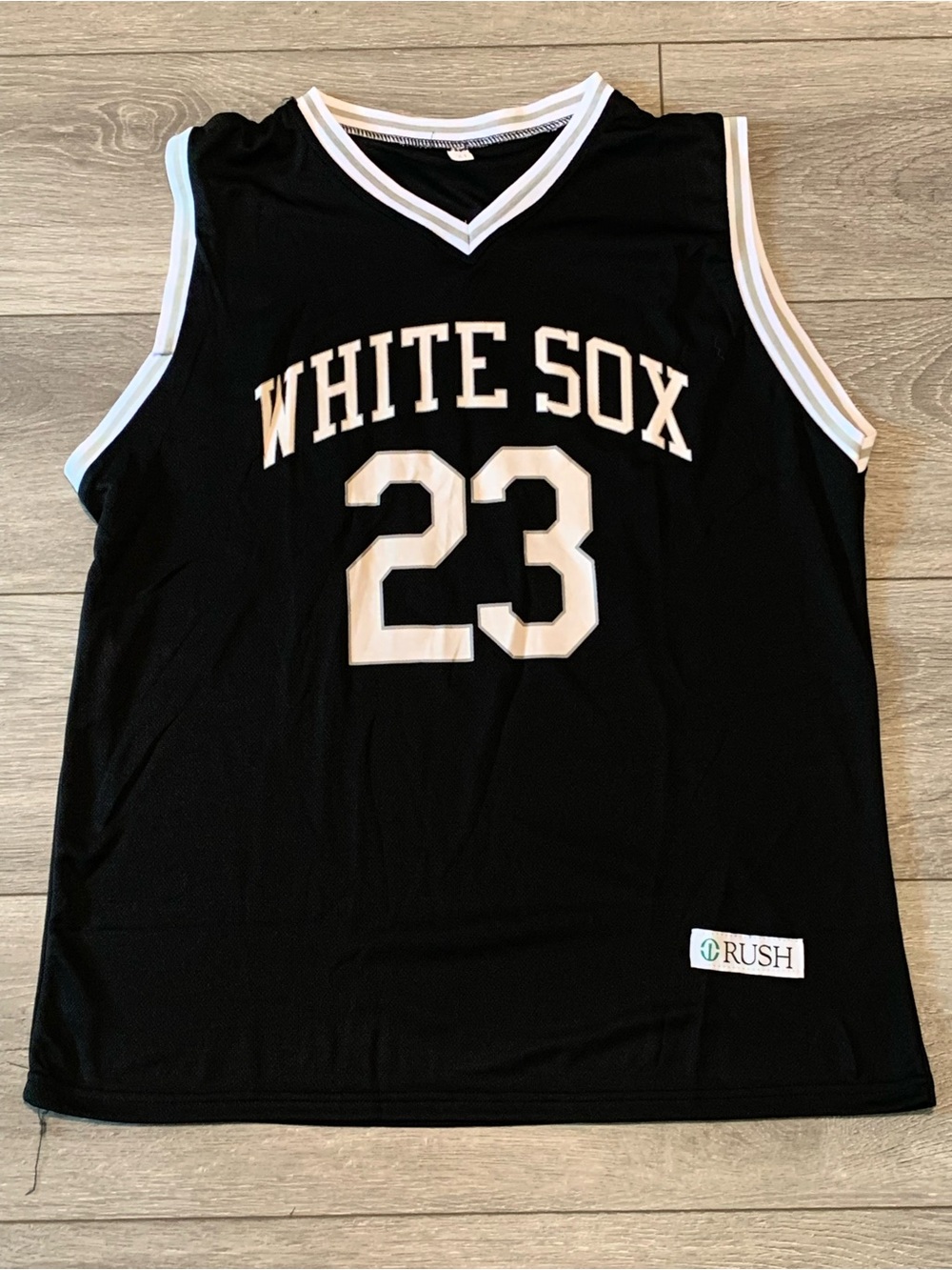 White Sox 23 Black Basketball Jersey